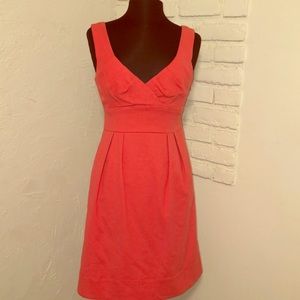 Nanette Lepore Gorgeous Coral Orange Dress SZ 8